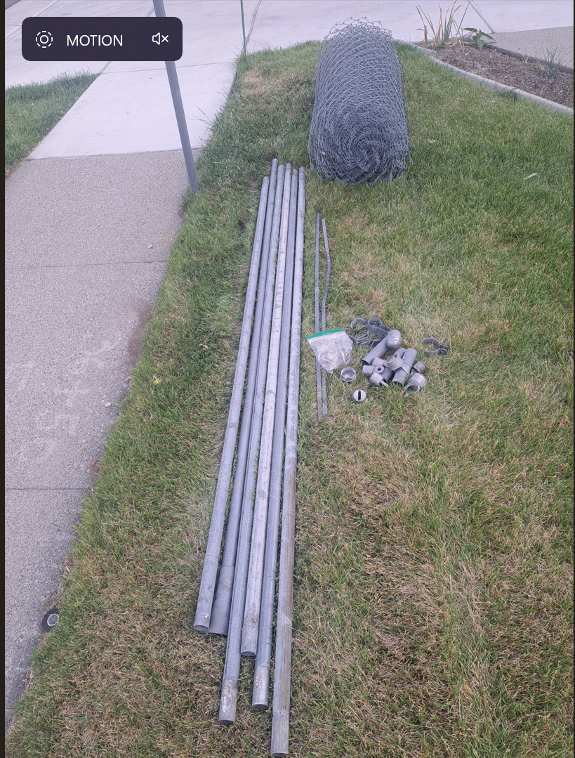 Complete Used Chain Link Fence Kits with Parts