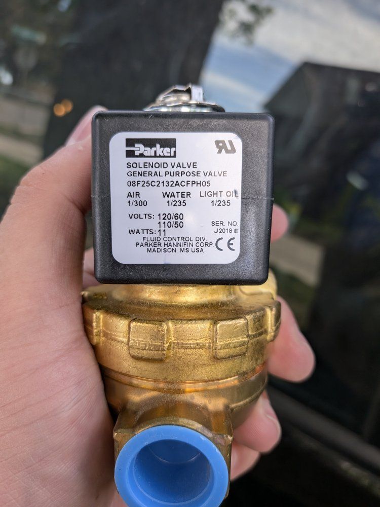 solenoid valves Parker and honeywell