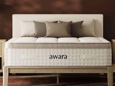 Queen size Awara Premier Luxury Hybrid Full Mattress 12 Inch - Certified Organic Natural Latex