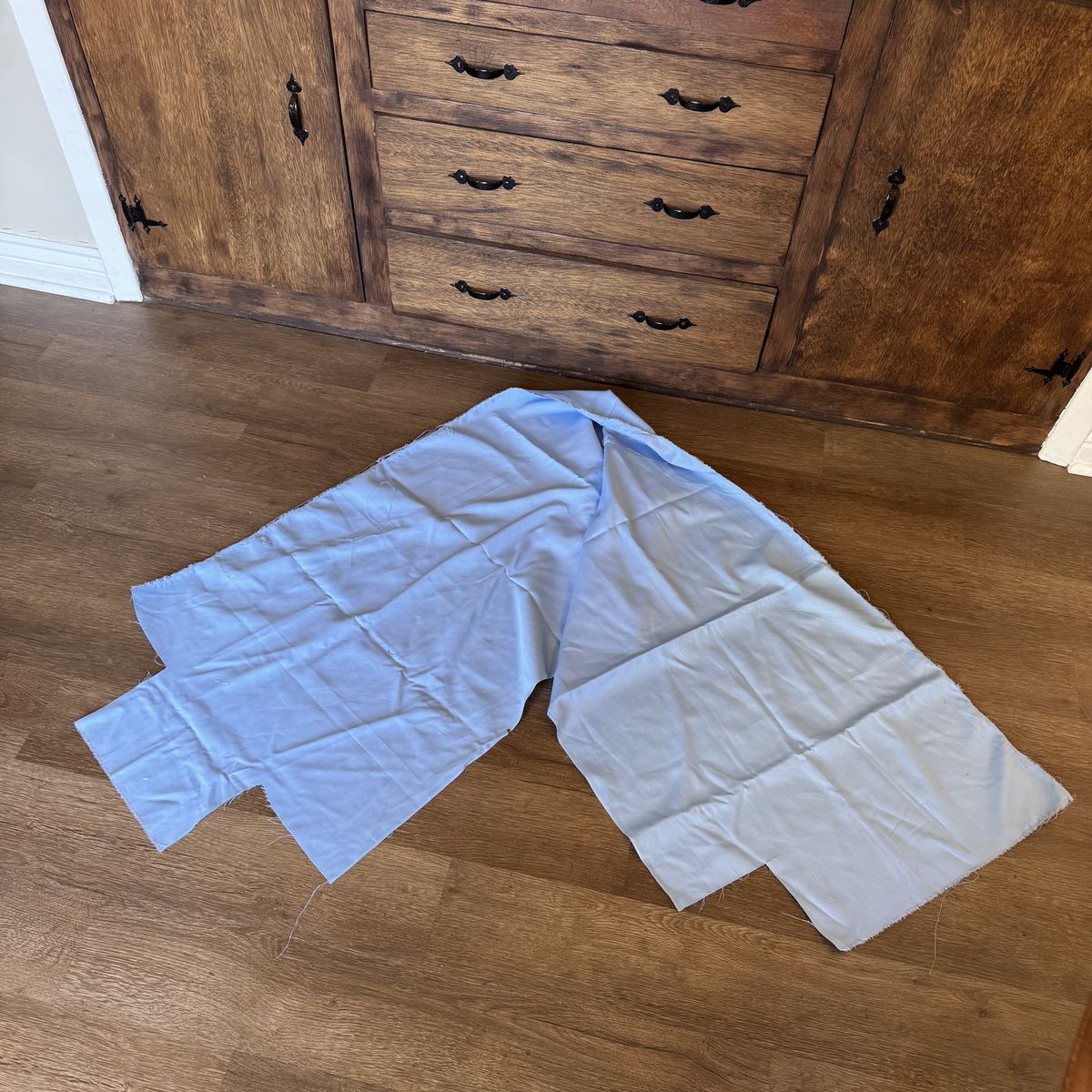 Vintage Blue Fabric 90” x 24”