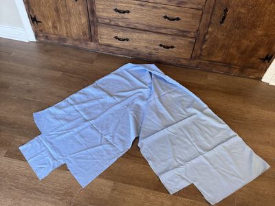 Vintage Blue Fabric 90” x 24”