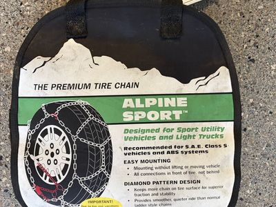 Alpine sport 2723 tire chains new