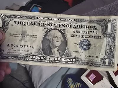 silver certificate one dollar bill