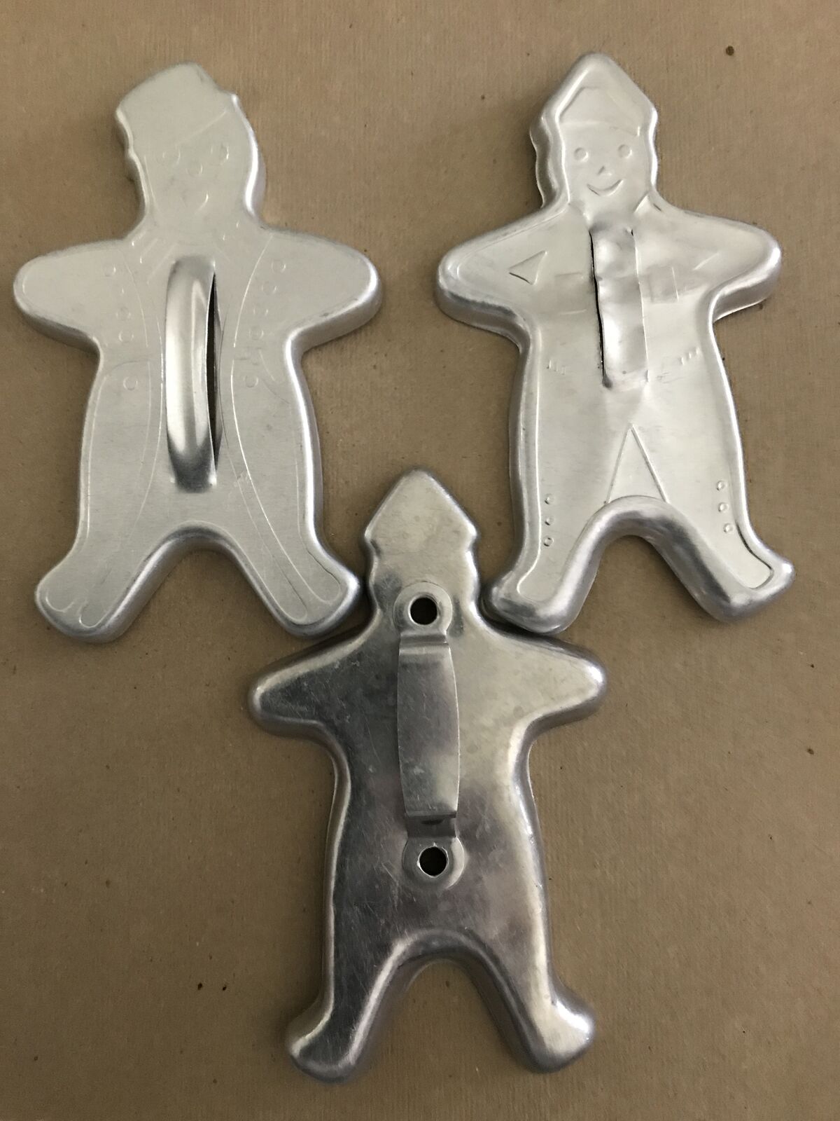 Vintage Aluminum Metal Cookie Cutters Lot of 13 ALL HAVE HANDLES