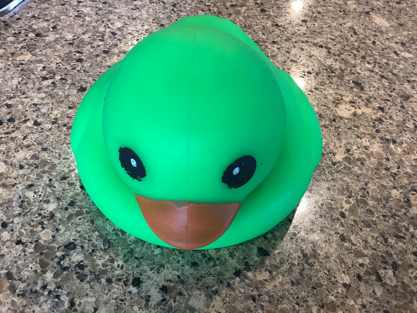 Green SQUISHY duck