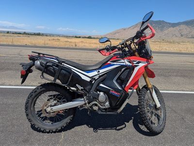 2017 Honda CRF250L Rally Dual-Sport Motorcycle w/extras