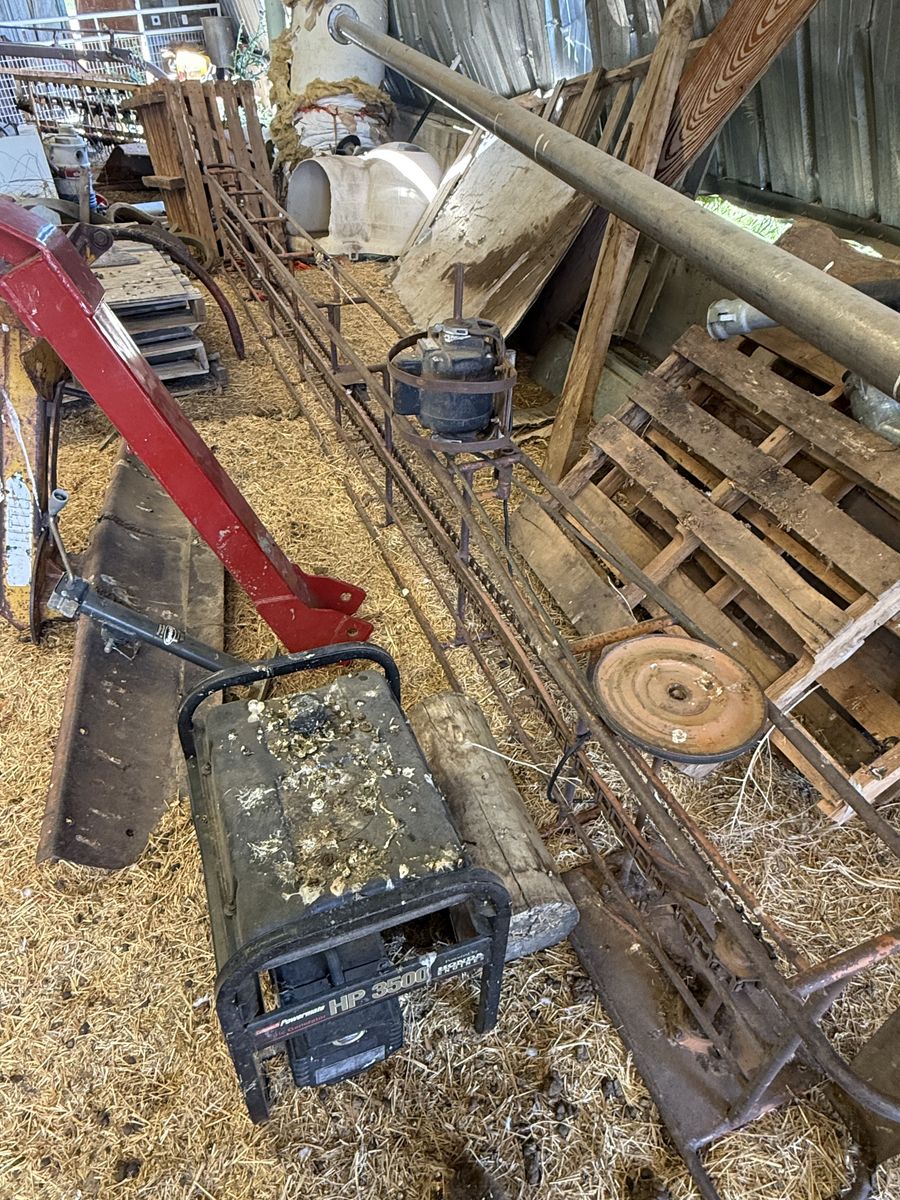 Hay Elevator with electric motor