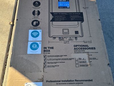 Rheem IKONIC 180k btu 10.1 GPM tankless water heater