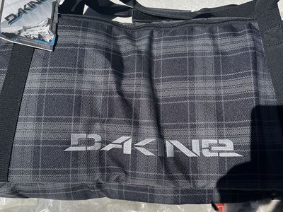 DAKINE Concourse Double 185cm Snowboard Bag - Plaid Pattern, Padded, Holds 2 Boards