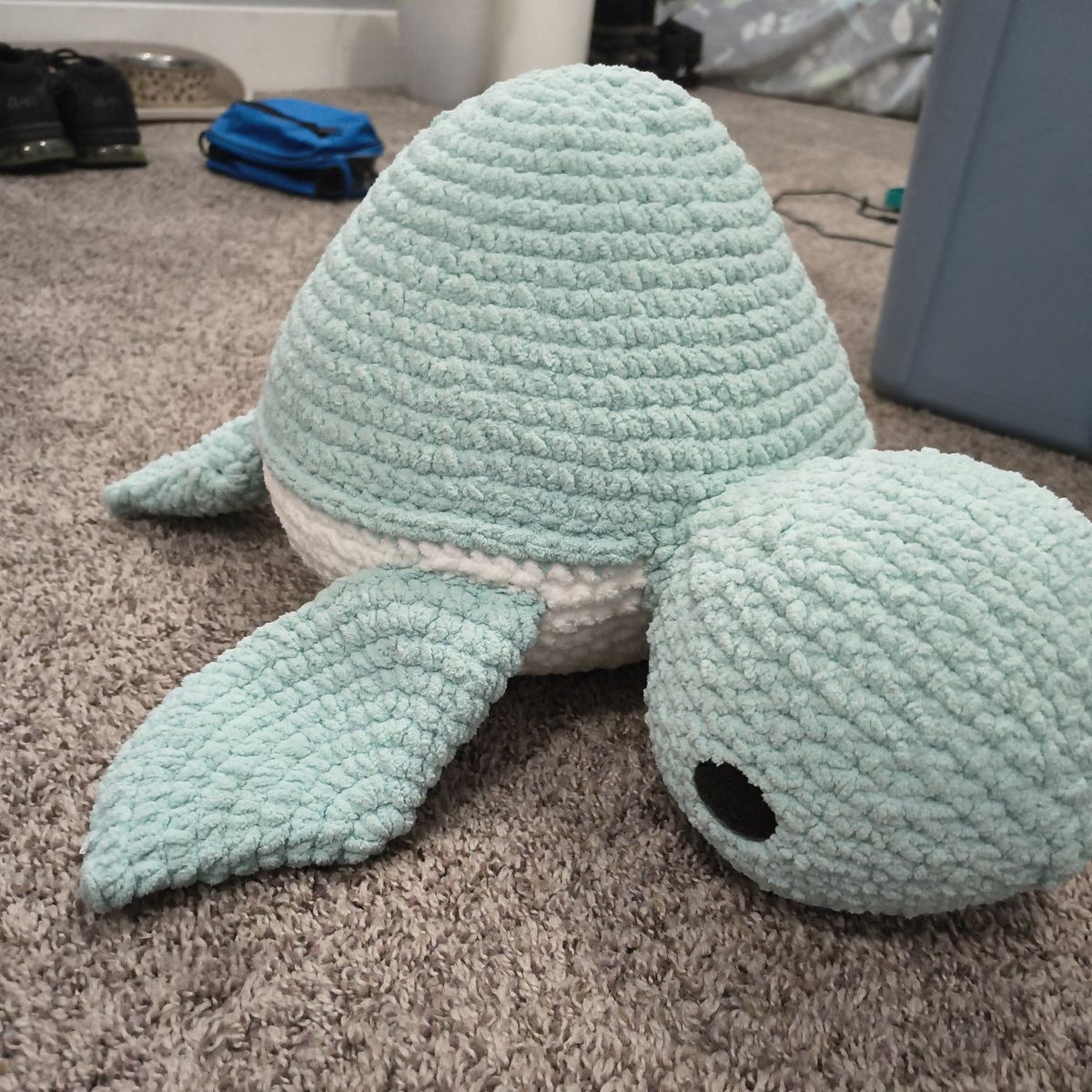 crochet stuffed turtle