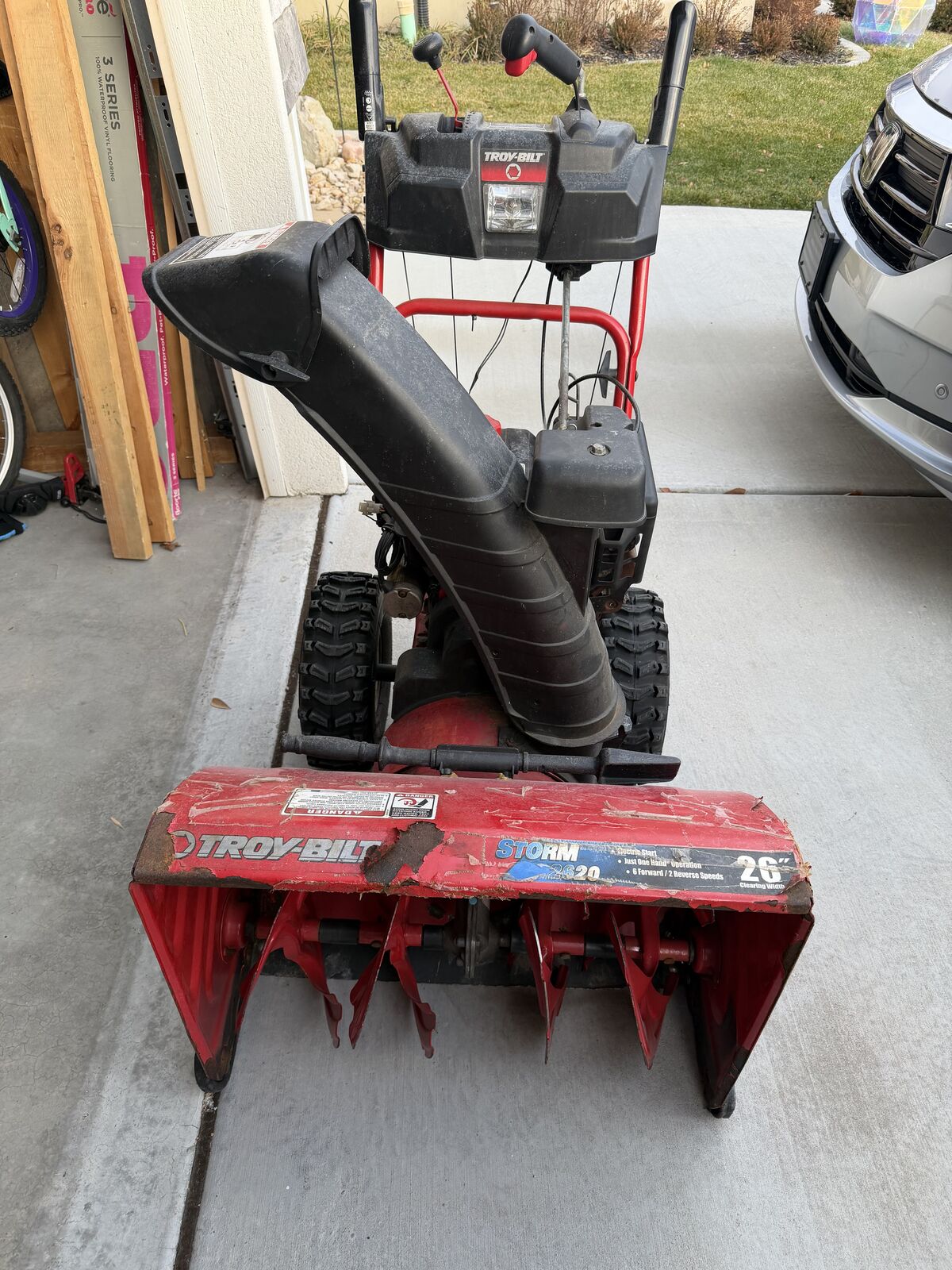 Troy built snowblower