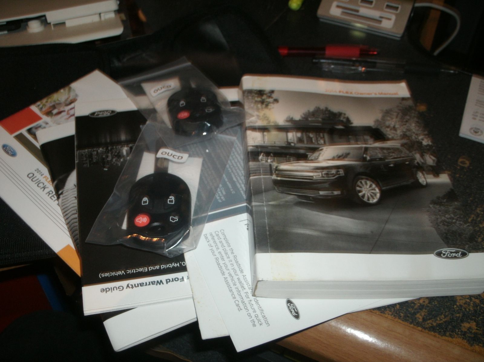 Ford Flex 2014 Manuals & Key Bobs