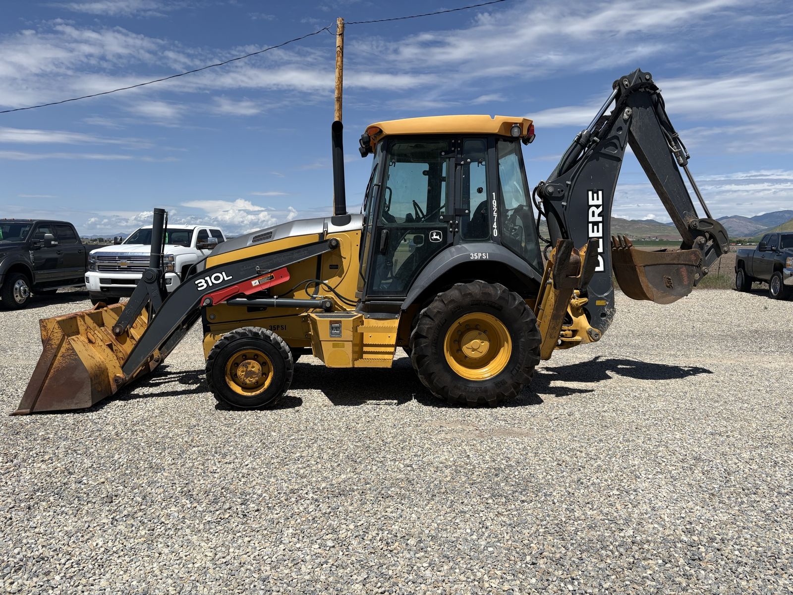 2019 John Deere 310L backhoe 1100 hrs