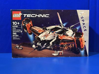 LEGO Technic 42181 VTOL Heavy Cargo Spaceship LT80 1365 pcs - New Sealed Box - Box has some damage.