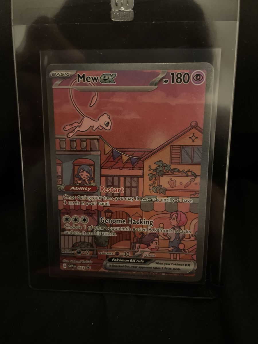 Mew ex 053/165 (Full Art) promo Pokémon TCG Scarlet & Violet 151 | Excellent Condition