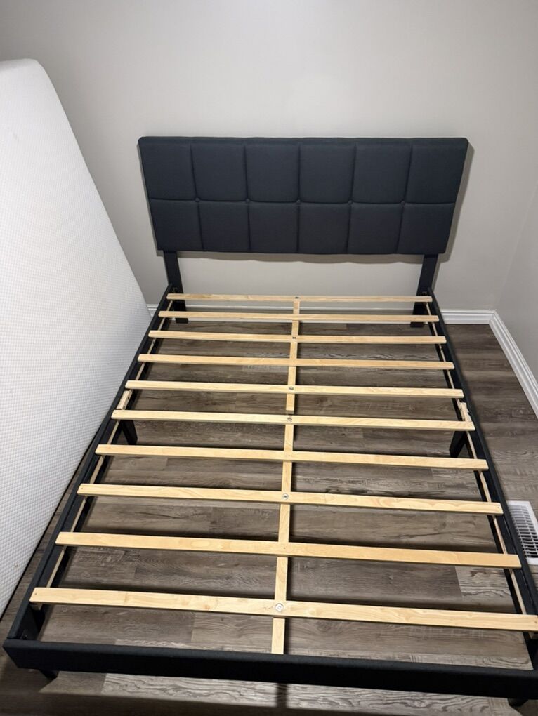 Modern Upholstered Platform Bed Frame