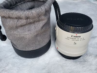 Canon Extender EF 2X II Teleconverter Lens with Pouch - 2x Magnification