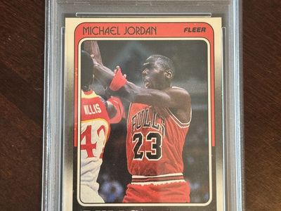 1988 Fleer Michael Jordan #17 PSA 6 EX-MT Chicago Bulls