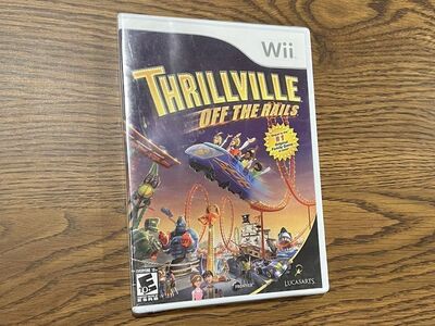 Thrillville Off the Rails Nintendo Wii Video Game - Brand New Sealed