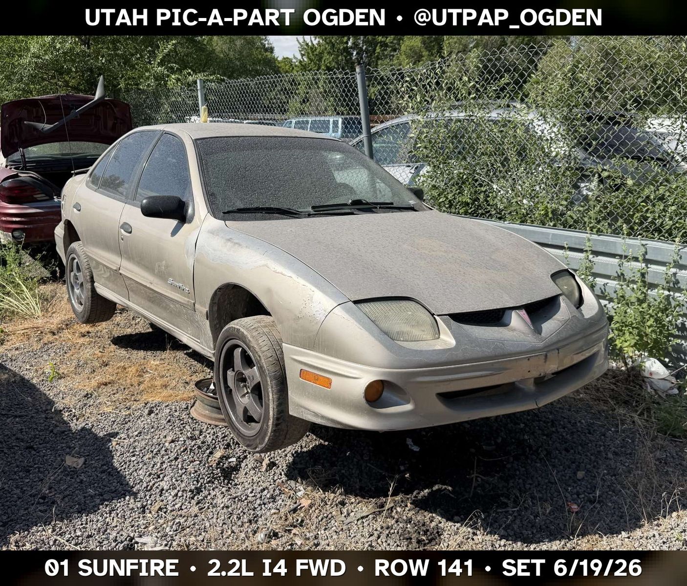 2001 Pontiac Sunfire Parts - UTPAP Ogden
