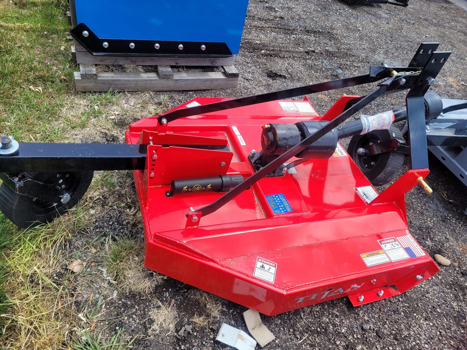 Titan/Ironcraft 1200 5' Red Rotary Cutter