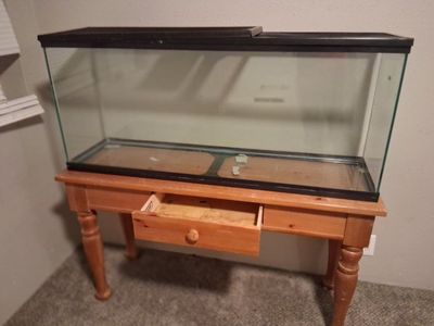 aquatic or reptile tank with stand