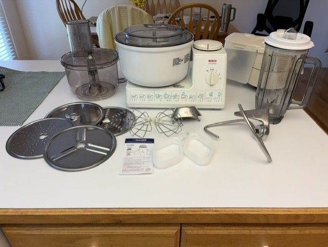 Old Stock Almost New Bosch Universal Mixer with attachments
