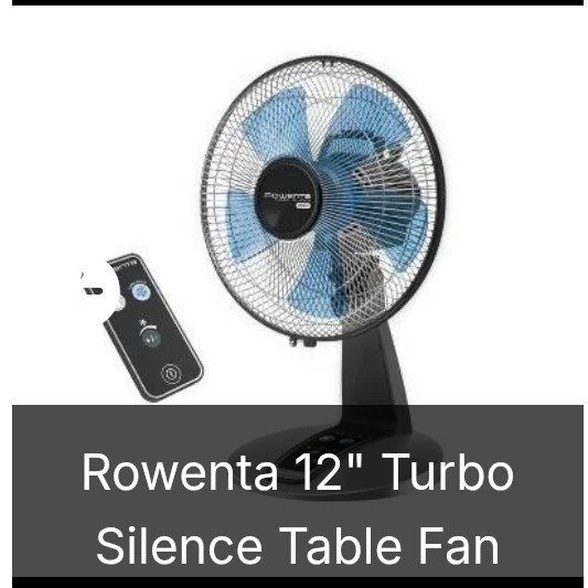 12: Turbo Silence Fan with remote (NEW)