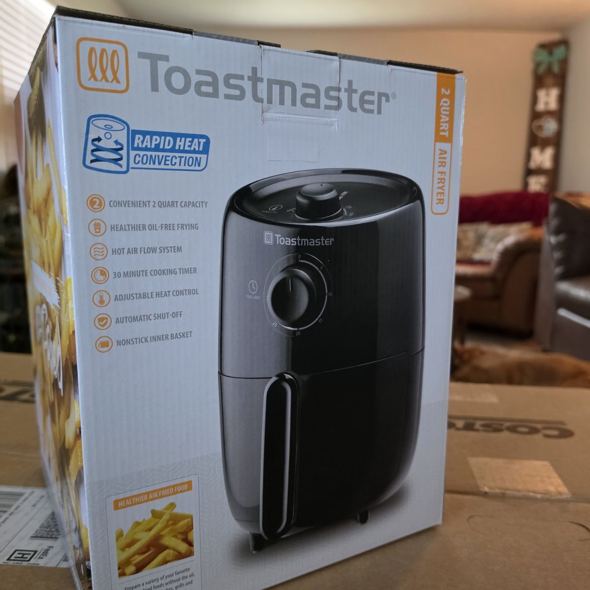 Never opened 2-Quart Compact Air Fryer