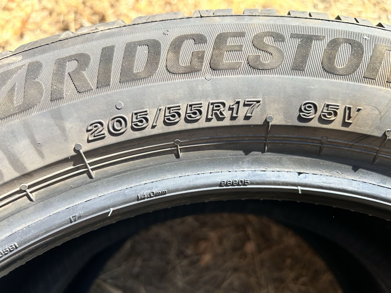 Set of 4 Bridgestone Blizzak snow tires