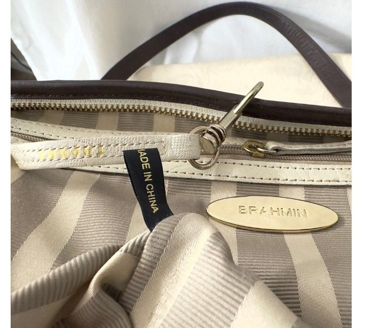 Brahim rare embossed bag