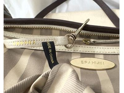 Brahim rare embossed bag