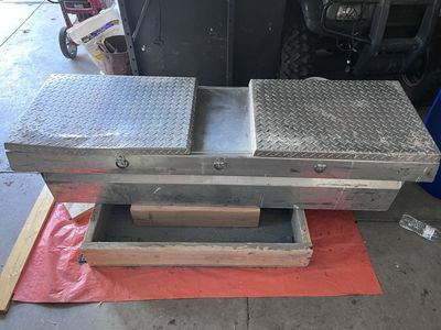 ProTech Crossover ToolBox Diamond Plate Lid Bright Aluminum Standard Profile Includes Tray Model