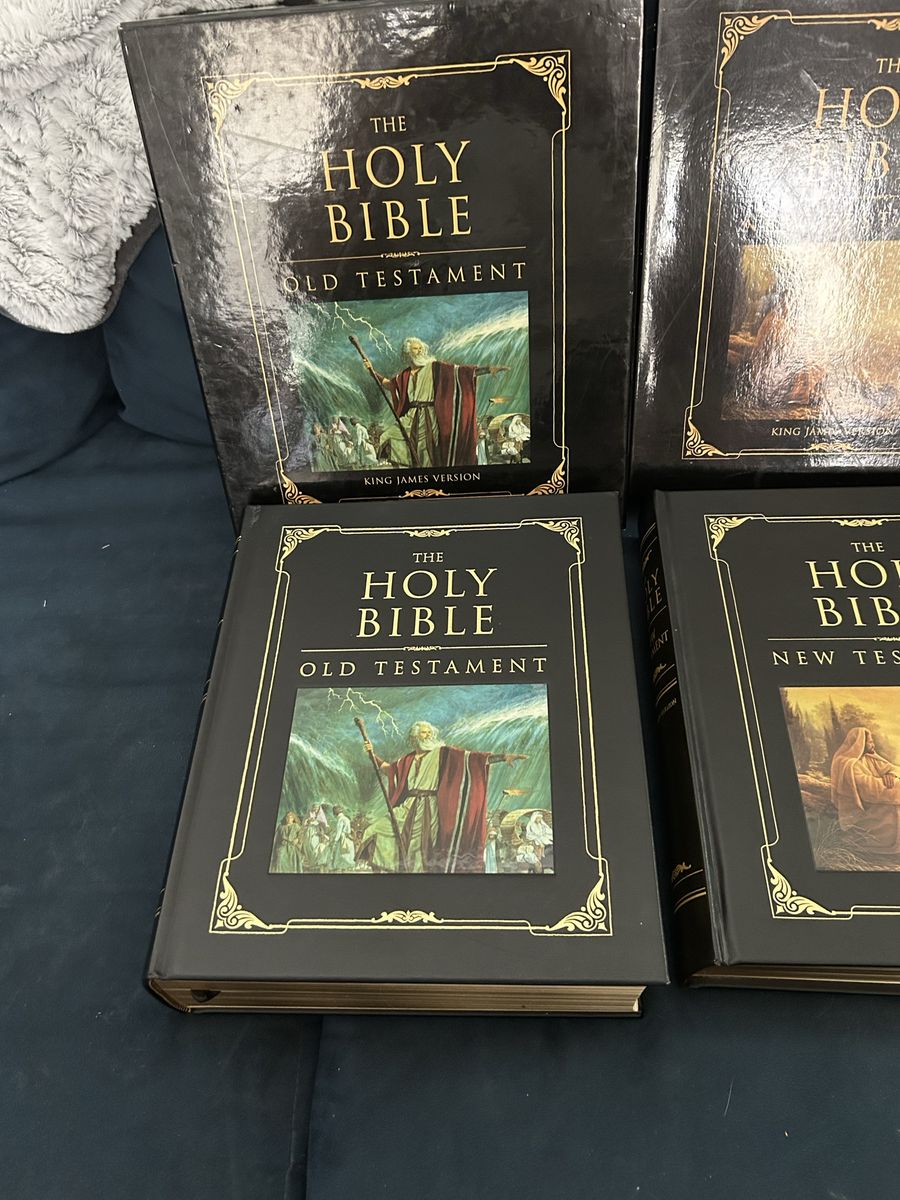 The Holy Bible KJV Old/New Testament, Book of Mormon, Doctrine and Covenants - Hardcover Set