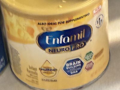 3 different cans of baby formula $15 apiece