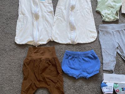 Baby boy 0-3m clothes bundle