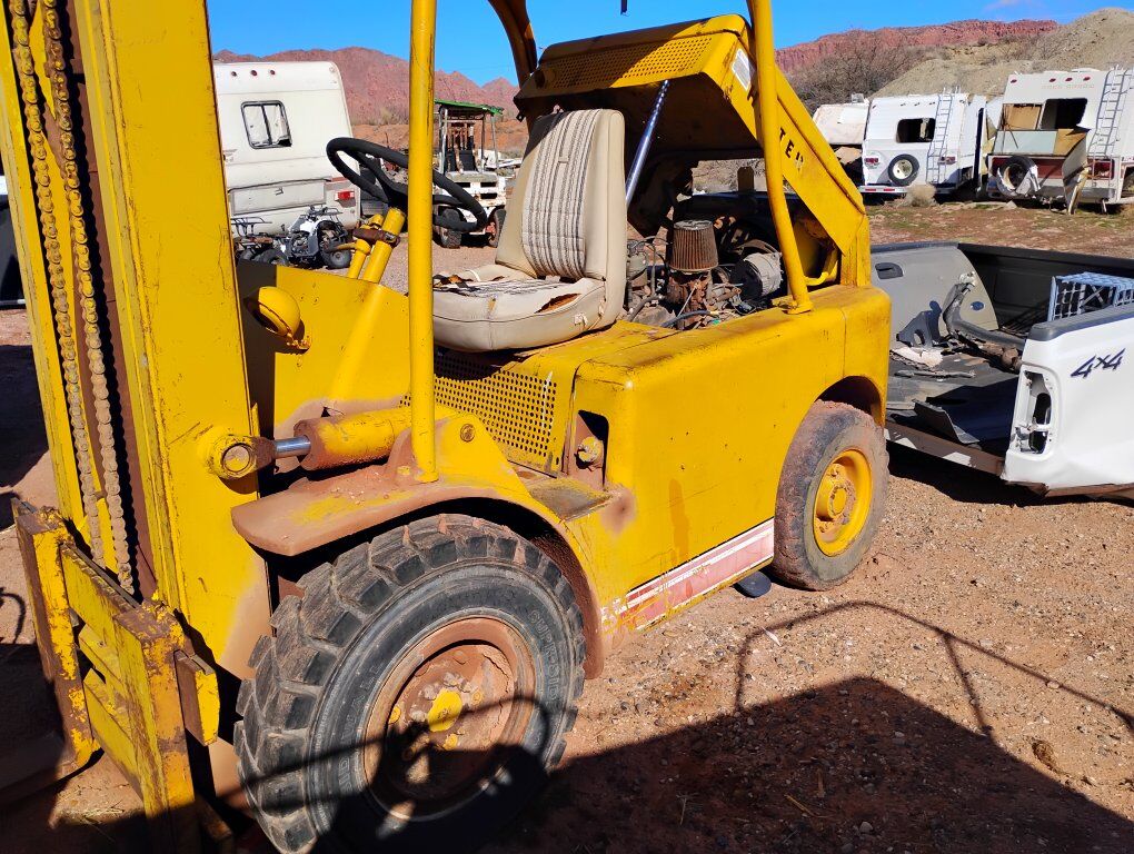 old vintage forklifts