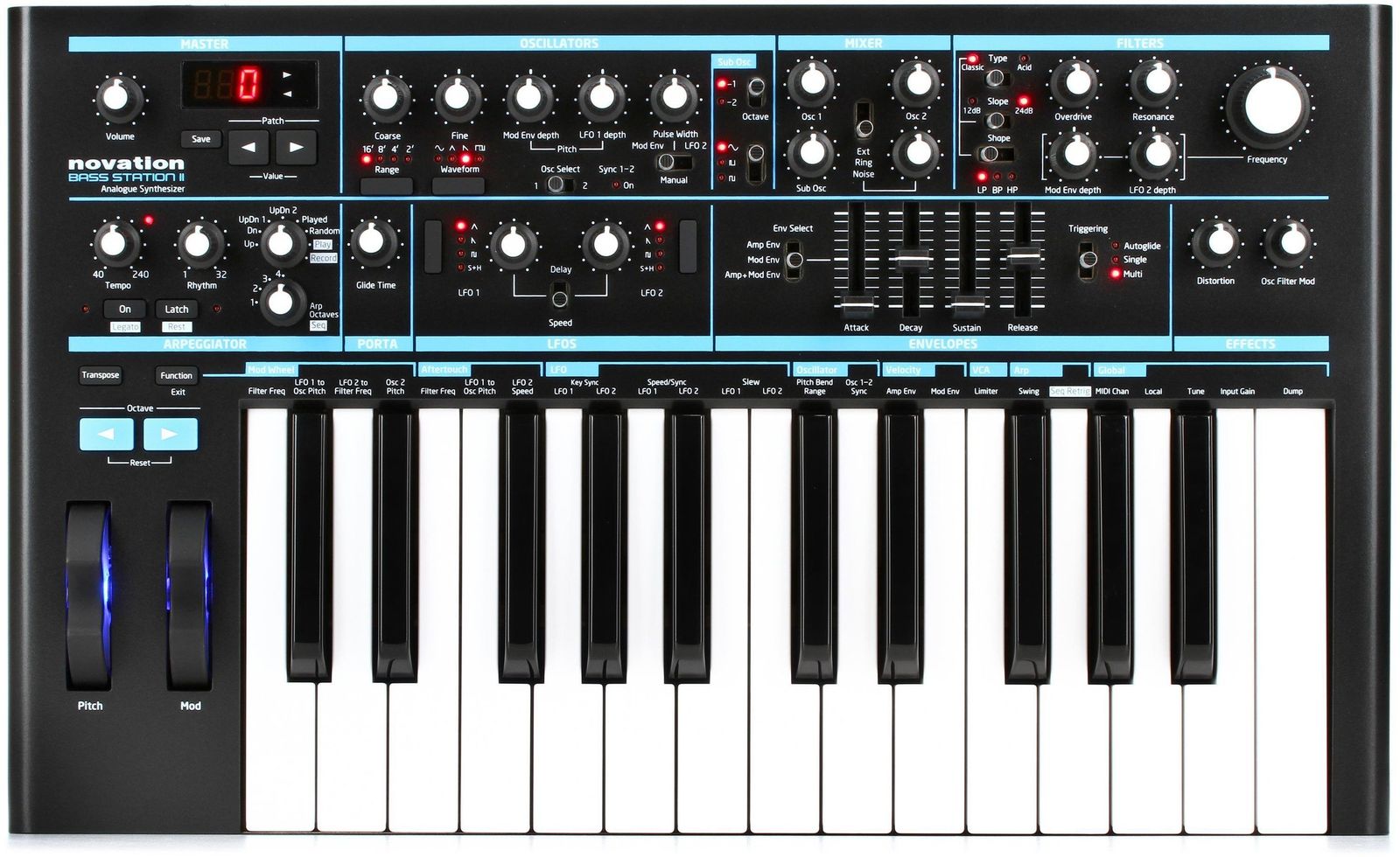 Novation Bass Station II Analog Synthesizer