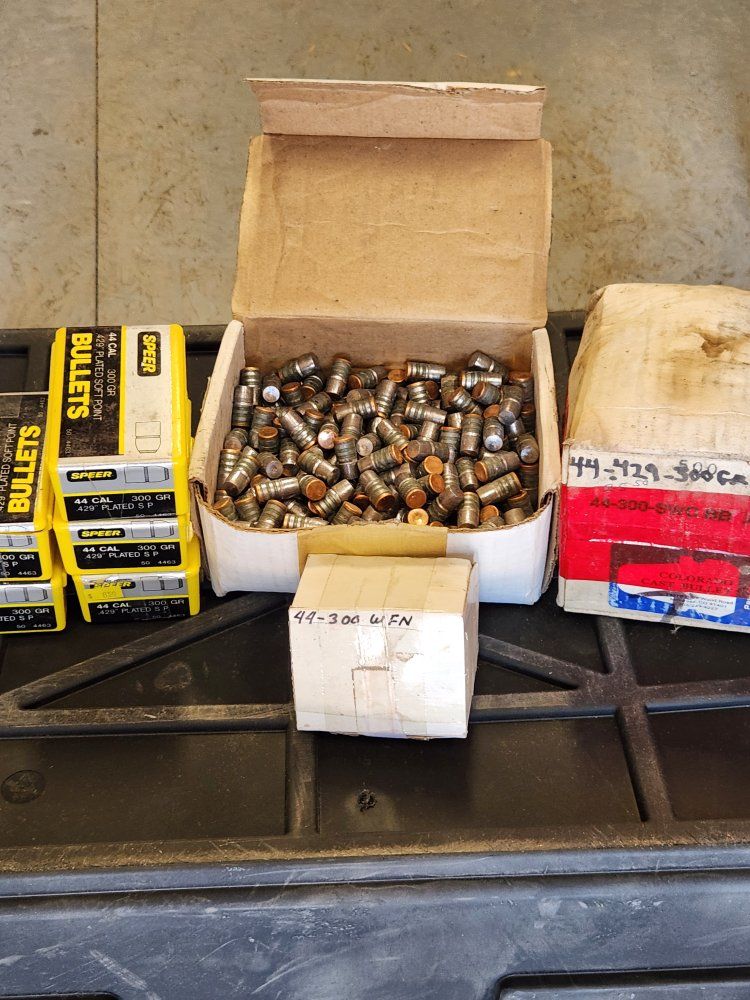 Speer .44 Caliber 300 Grain Plated Soft Point Bullets (Approx. 1000 Count)