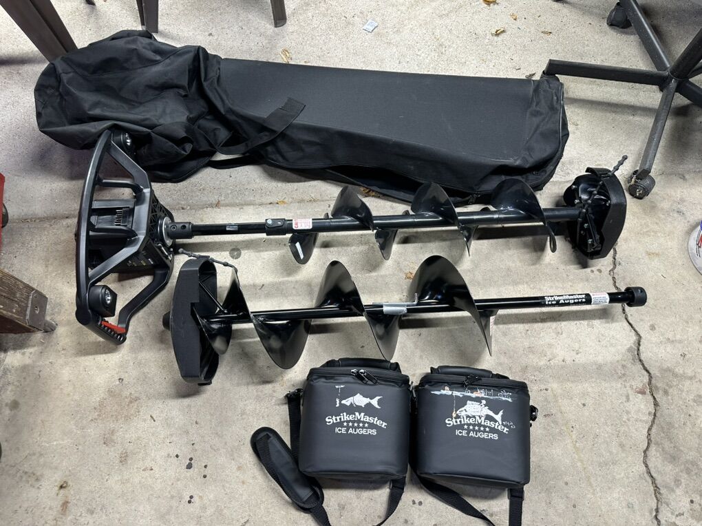 All New Strike Master Ice Auger 8 & 10 Drill's