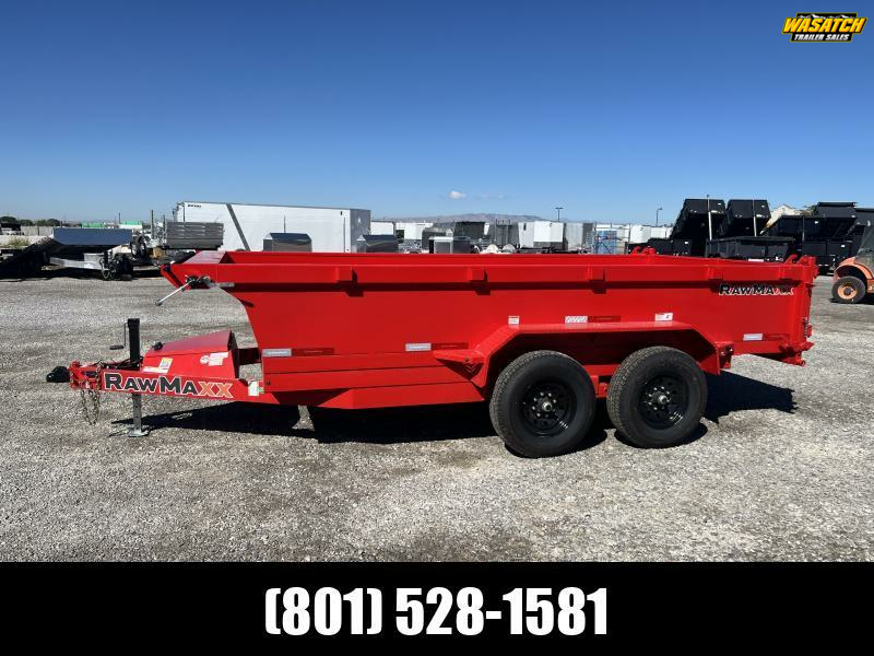 RawMaxx 7x14 PKX 6" Channel Dump Trailer