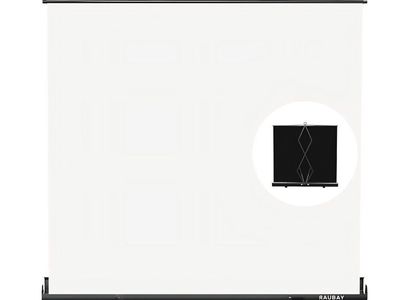 78.7 x 82.7in Large Collapsible White Backdrop Screen Portable Retractable Panel Photo Background with Stand for Video Co