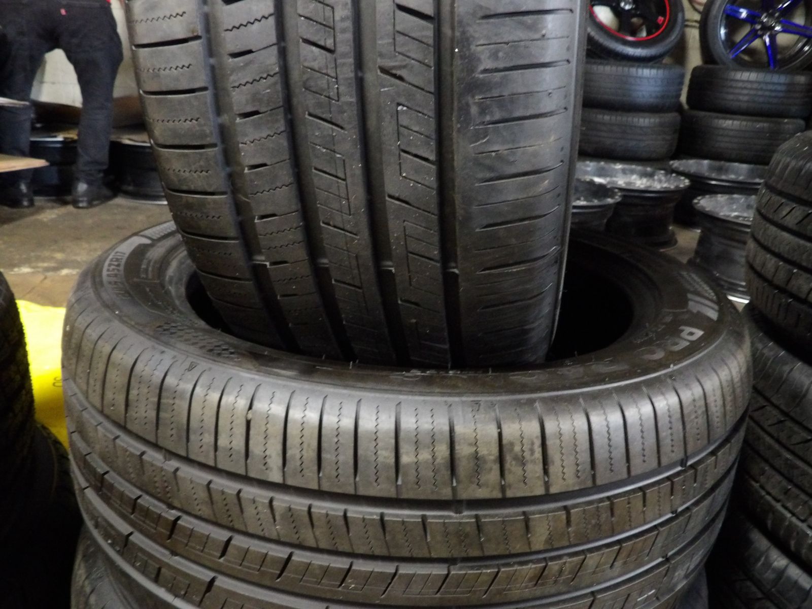 245/45R17 A PLUS PRO RACING PAIR OF TWO USED TIRES