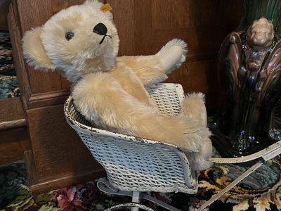 Steiff Replica 1909 Blond Teddy Bear-Made in Germany-Retired