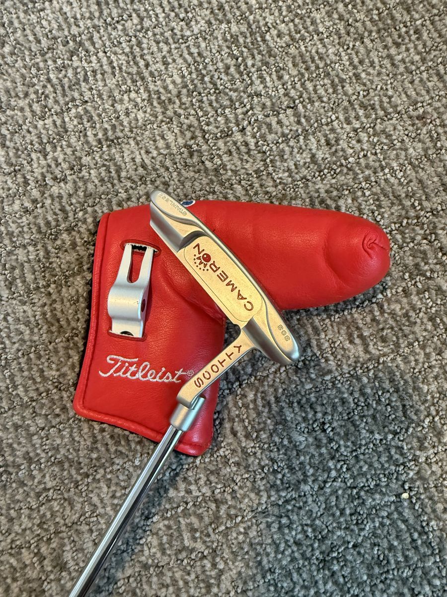 Scotty Cameron studio stainless custom shop.