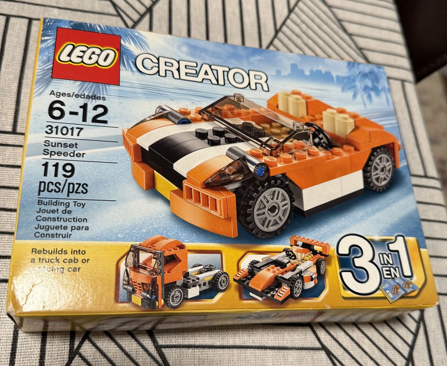 New LEGO Creator Set 31017 - Orange Sunset Speeder Car Truck