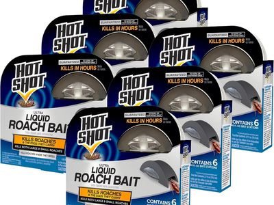 Qty 6 of the 6 Pack - Hot Shot Ultra Liquid Roach Bait Killer - 36 Total