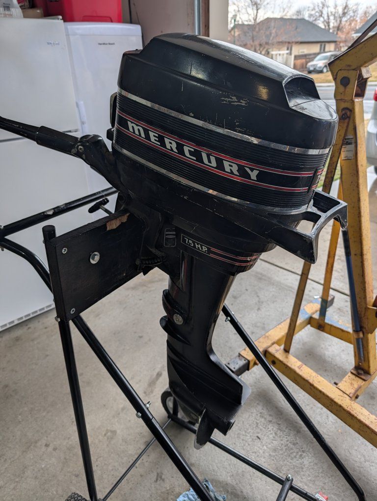 1971 Mercury 7.5 hp outboard