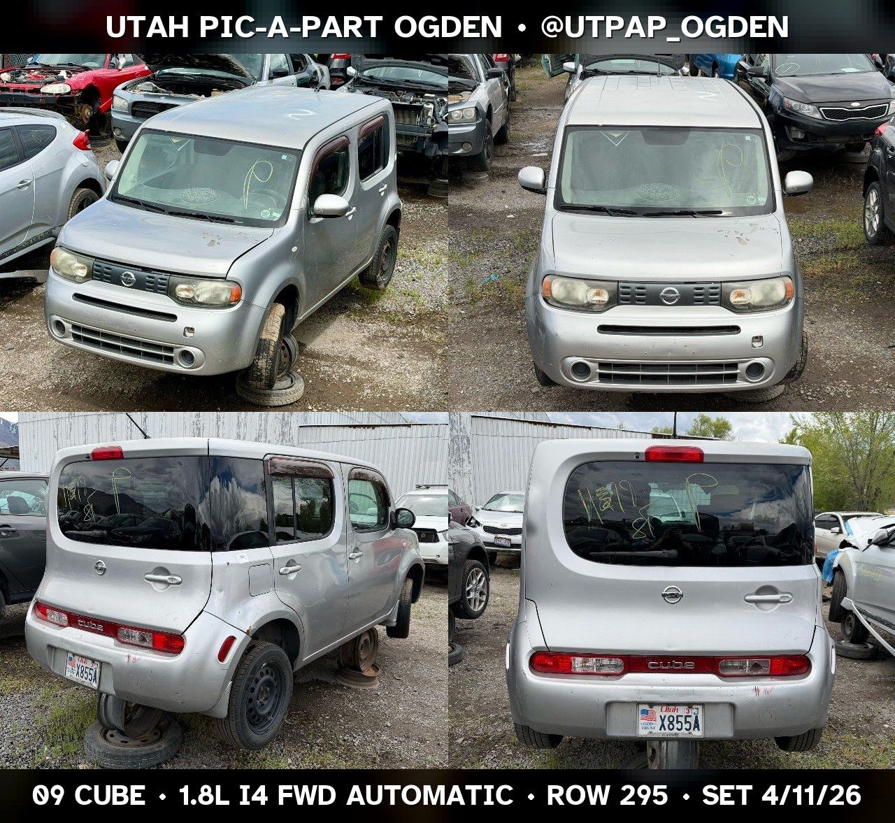 2009 Nissan Cube Parts - UTPAP Ogden