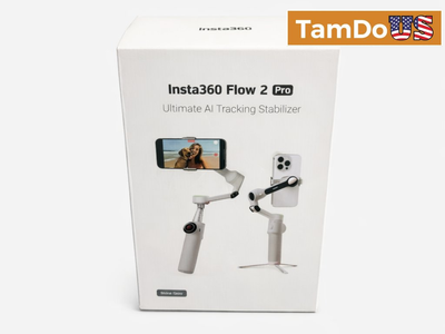 Insta360 Flow 2 Pro Ultimate AI Tracking Smartphone Stabilizer Gimbal Stone Gray